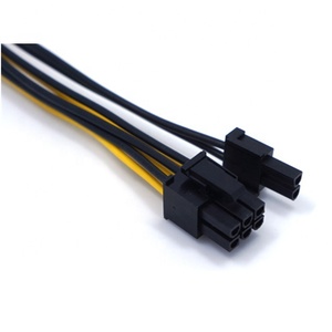 Graphics 8P to Dual 8PIN 8P 6+2P Power Supply Adapter Extension Cable PCIE Extender Cable Female to Male Cable 20cm - Product Image 2