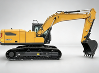 Excavatrice sur chenilles pressurisée Xe215g de 21,5 tonnes (21 500 kg) avec cabine – Excavatrice sur chenilles de taille moyenne