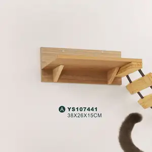 Móveis de parede de gato gato novo design, prateleira de escalada para gatos internos