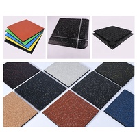 Carreaux de sol en caoutchouc Tapis de garage pour aire de jeux Fitness Gym