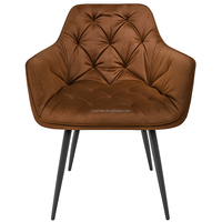 Chaise TUQ multifonctionnelle, chaise de table élégante en velours pour restaurant, chaises de salle à manger confortables pour l'ameublement de la maison