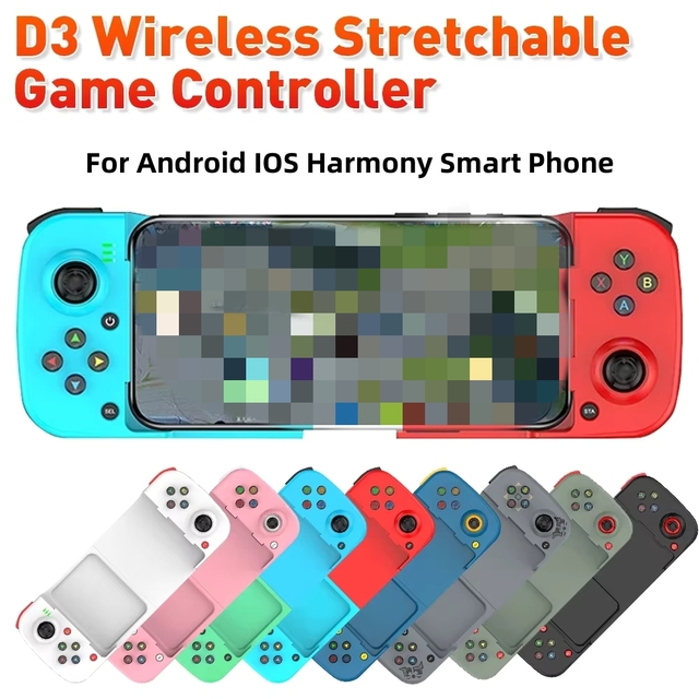 D3 Wireless Stretchable Game Controller BT 5.0 Mobile Phone Gamepad Controller