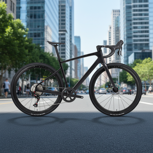 <span class=keywords><strong>Bicicleta</strong></span> de Gravel de Fibra de Carbono de 24 Velocidades al por Mayor, <span class=keywords><strong>Llanta</strong></span> de 30mm, Cableado Interno, <span class=keywords><strong>Bicicleta</strong></span> de Carreras Profesional para Aventura - Product Image 2