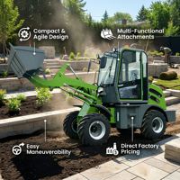 Pengiriman Gratis EURO 5 EPA Engine Mini Diesel Wheel Loader Mini Backhoe Excavator dan Mini Backhoe Excavator Loader
