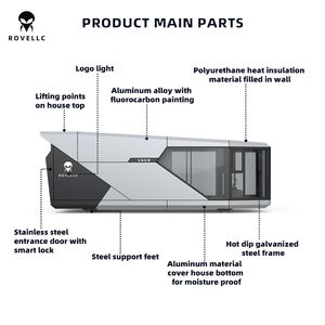 บ้านสำ<span class=keywords><strong>เร็</strong></span><span class=keywords><strong>จ</strong></span><span class=keywords><strong>รูป</strong></span>คุณภาพสูงระดับหรูหรา ผลิตตามสั่ง เหมาะสำหรับโรงแรมและที่พักอาศัย บ้านคอนเทนเนอร์แบบถอดประกอบได้ - Product Image 3