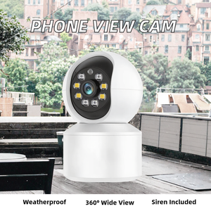 Cámara de Seguridad Inteligente WiFi Inalámbrica de 360 Grados y 3MP, Monitor para Bebés con Alarma de Llanto, Seguimiento, Audio Bidireccional, Reconocimiento Facial y Visión Nocturna - Product Image 2