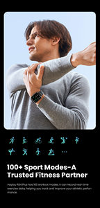 Reloj inteligente original HAYLOU RS4 Plus, pantalla AMOLED de 1,78 pulgadas, <span class=keywords><strong>105</strong></span> modos deportivos, batería de 10 días de duración, reloj inteligente LS11 - Product Image 4