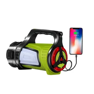 Fashion Long Range China Rechargeable Flashlight Portable Led Search Light Emergency Handheld Searchlight