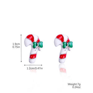 ต่างหูสุดฮอตต่างหูประดับ<span class=keywords><strong>เพชร</strong></span>รูปต้นคริสต์มาสต่างหูรูปกระดิ่งเกล็ดหิมะจากประเทศจีน - Product Image 2