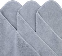 Protection de l'environnement ménage cuisine wrap tricoté éponge microfibre chiffon de nettoyage réutilisable lavage de voiture serviette en microfibre