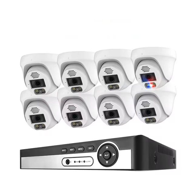 8CH 8MP POE NVR CCTV Video System AI Security Camera Set Network Video Recorder Kit H.265 IR Distance