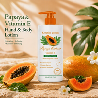 Crème éclaircissante à la papaye formule personnalisée pour peaux foncées, anti-rides, nourrissante, soin corporel en lotion avec flacon pompe
