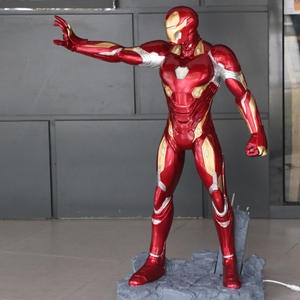 Replica di Fabbrica in Scala <span class=keywords><strong>1</strong></span>:<span class=keywords><strong>1</strong></span> di <span class=keywords><strong>Iron</strong></span> <span class=keywords><strong>Man</strong></span>, Action Figure Personalizzata dal Film, Statua a Grandezza Naturale di <span class=keywords><strong>Iron</strong></span> <span class=keywords><strong>Man</strong></span> in Fibra di Vetro e Resina - Product Image 2