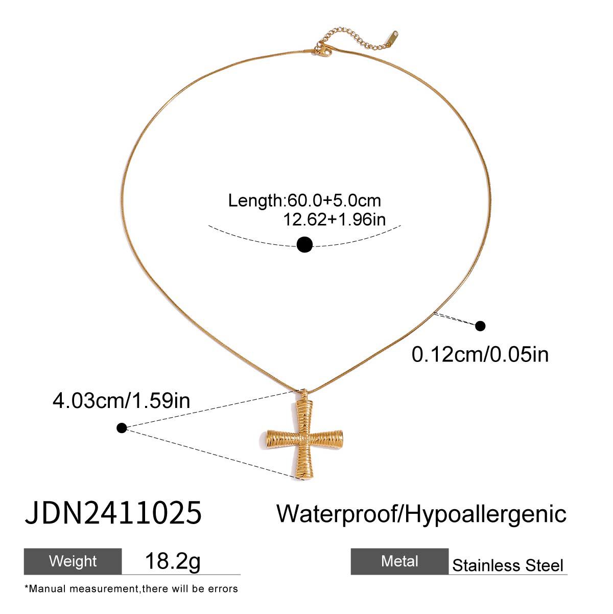 Oro 18K PVD JDN2411025