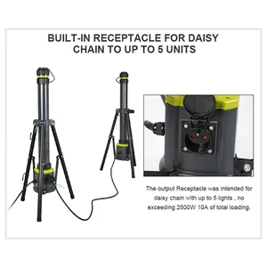 Outdoor Inspection Light Led Work Light Tripod Portable Working Light For Construction Sites