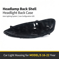 Coque arrière de phare, boîtier de phare arrière, système d'éclairage automobile, boîtier de phare LED à faible configuration pour MODEL/S Années 16-22