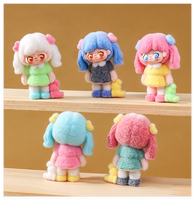 Boutique de vente en gros de figurines de collection tendance, populaires, en floc, boîte mystère, figurine personnalisée, sac surprise, poupée de dessin animé, fabricant