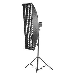 Nhà máy trực tiếp thiết bị phòng thu hình chữ nhật tổ ong lưới Đèn LED hộp Bowens núi ánh sáng nhiếp ảnh <span class=keywords><strong>Softbox</strong></span> 30*120cm - Product Image 1