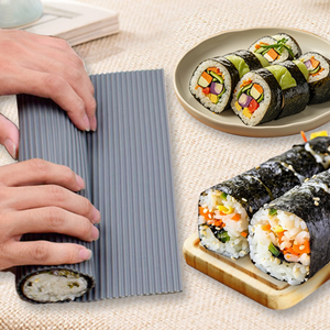 Tapis à <span class=keywords><strong>sushi</strong></span> carrés jetables en silicone 25CM pour usage domestique, outil de cuisine, passe au lave-vaisselle - Product Image 6