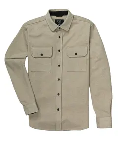 사용자 정의 고품질 일반 안감 무거운 캔버스 거셋 단색 캐주얼 남성 셔츠 재킷 버튼 업 로고 남성 폴로 셔츠