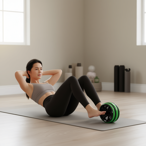 Roue verte simple pour roulettes AB pour les exercices abdominaux - Product Image 2