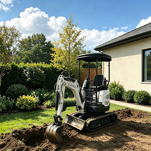 Mini-excavatrice compacte de 1,5 tonne, excavatrice sur chenilles pour l'agriculture et la construction - Product Image 1