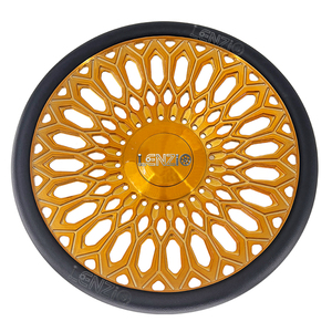 Volante forjado de 15 pulgadas con acabado personalizado en oro cepillado/oro cromado/plateado cepillado para autos clásicos - Product Image 3