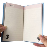 Cuaderno de tapa dura azul claro con encuadernación cosida, bloc de notas de papel, mini planificador de objetivos, 120 hojas, ideal para tareas escolares y regalos. ¡Gran éxito de ventas!