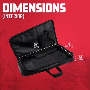 Échantillon gratuit, vente en gros de sacs et étuis pour instruments, sac à bandoulière pour pédale de batterie double basse, ensemble de 5 pièces, sac de batterie personnalisé avec logo - Product Image 5