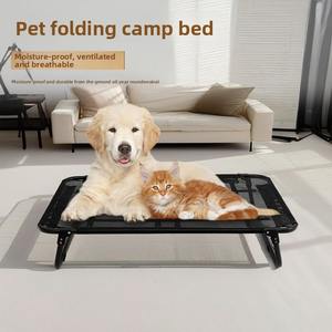 Großhandel Hersteller Faltbare Heavy Duty Starke Außen kühlung Erhöhtes Hunde bett Sommer bett für Haustiere - Product Image 1