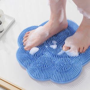 Alfombrilla de silicona multifunción para ducha con ventosas, cepillo de masaje y limpieza reutilizable para pies, brazos y cuerpo - Product Image 6