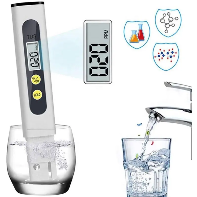 Portable Digital TDS Meter Digital Water Quality TDS Detection Pen for Water ppm Meter