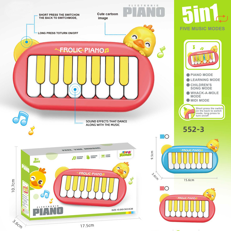 HYL552-3 Mini Electronic Keyboard with 15 Keys