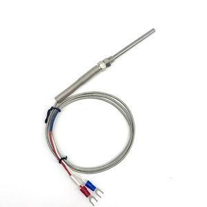 Ba Dây RTD PT100 pt1000 Nhiệt kế thăm dò cảm biến nhiệt độ của 50mm 100mm 150mm 200mm loại cặp nhiệt điện - Product Image 1