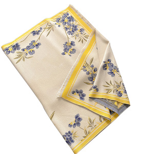 2024 nueva llegada otoño moda bufandas largas de rayón chales 190*65cm cálido poliéster Floral hoja regalo de Navidad para ancianos - Product Image 5