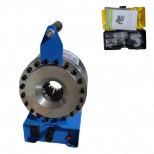 Professional Portable Hydraulic Crimper with 8 Die <b>Sets</b> for Rubber and Plastic Hose Manufacturing - Product Image 4