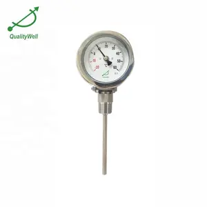 Termômetro de temperatura ajustável para anel da baioneta, medidor de temperatura bimetal