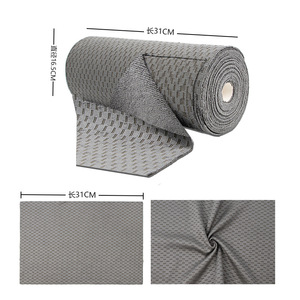 Hand Tear <b>Placemat</b> Thickened Microfiber Dual Effect Grey <b>Rectangle</b> 31Cm X 16.5Cm Double Sided Household Dishcloth - Product Image 1