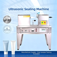 Machine de scellage manuelle à ultrasons pour tubes, avec codage et suivi des marques, pour tubes simples de dentifrice, nettoyants visage, onguents et crèmes