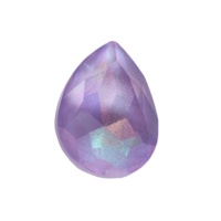 Strass en verre cristal taillé en poire Xilion multi-facettes K9 pour accessoires vestimentaires, série JM Aurora Moka