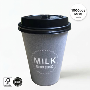 Vaso de Papel de Pared Simple de 16 oz con Logotipo Personalizado, Vaso de Café Desechable de Grado Alimenticio para Cafetería, MOQ de 1000 Piezas, Envío Rápido - Product Image 1