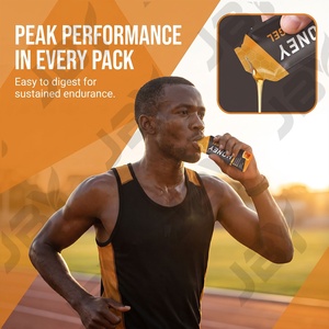 Gel Energetico al Miele Naturale JBY in Bustina, Gel <span class=keywords><strong>Sportivo</strong></span> Iperenergetico per Atleti, Allenamento, Corsa, Ciclismo, Nutrizione - Product Image 2