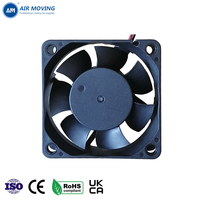 Ventilateur sans balais CC AM6025H24S en gros, 12V 60x60x25mm, silencieux, axial, 2 broches, longue durée de vie pour dissipateur thermique et boîtier d'imprimante 3D