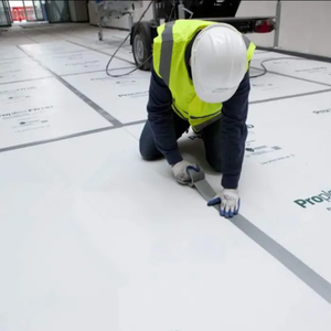 Planche de protection de <span class=keywords><strong>sol</strong></span> en plastique PP ignifuge à structure alvéolaire avec support en feutre, construction durable - Product Image 4