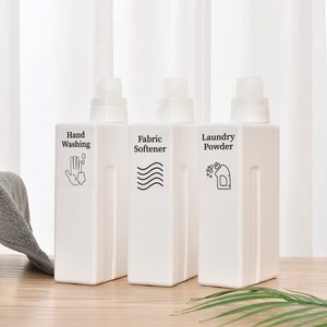 500ml 1L gran oferta botella <span class=keywords><strong>de</strong></span> detergente para ropa <span class=keywords><strong>de</strong></span> varias formas HDPE boca ancha mate detergente en polvo contenedor mantenimiento <span class=keywords><strong>de</strong></span> la <span class=keywords><strong>casa</strong></span> - Product Image 2