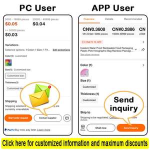 Diferentes tipos de bolsas de embalaje de arroz personalizadas, 1Kg, 2Kg, 5Kg, 10Kg, cierre de cremallera, laminado a prueba de humedad con asa para goma de mascar - Product Image 5