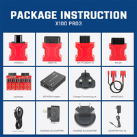 Programmateur de clés automatique XTOOL X100 Pro2 à succès avec adaptateur EEPROM