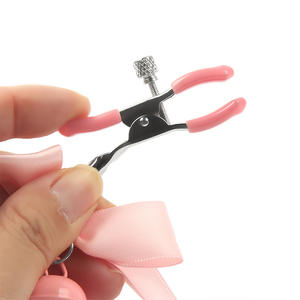 Pince à mamelon à nœud réglable Sexy petite cloche adulte fétiche flirtant jouets sexuels pour Couples <span class=keywords><strong>femme</strong></span> sein Bdsm jouets - Product Image 3