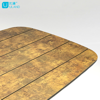Mobilier de jardin extérieur Table à manger en métal et acier en forme de X Table basse en aluminium pieds meubles de patio chaise