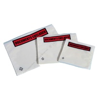 Liste de colisage transparente manchon d'enveloppe adhésif fermé taille personnalisée pochettes d'enveloppe d'emballage étanche